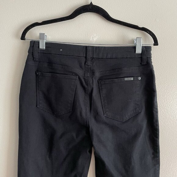 Chicos Women Sz 00R US 2R Black Denim So Slimming Girlfriend Slim Leg Ankle Jean - Picture 7 of 11